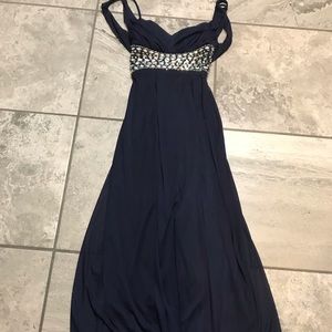MY MICHELLE formal navy blue dress